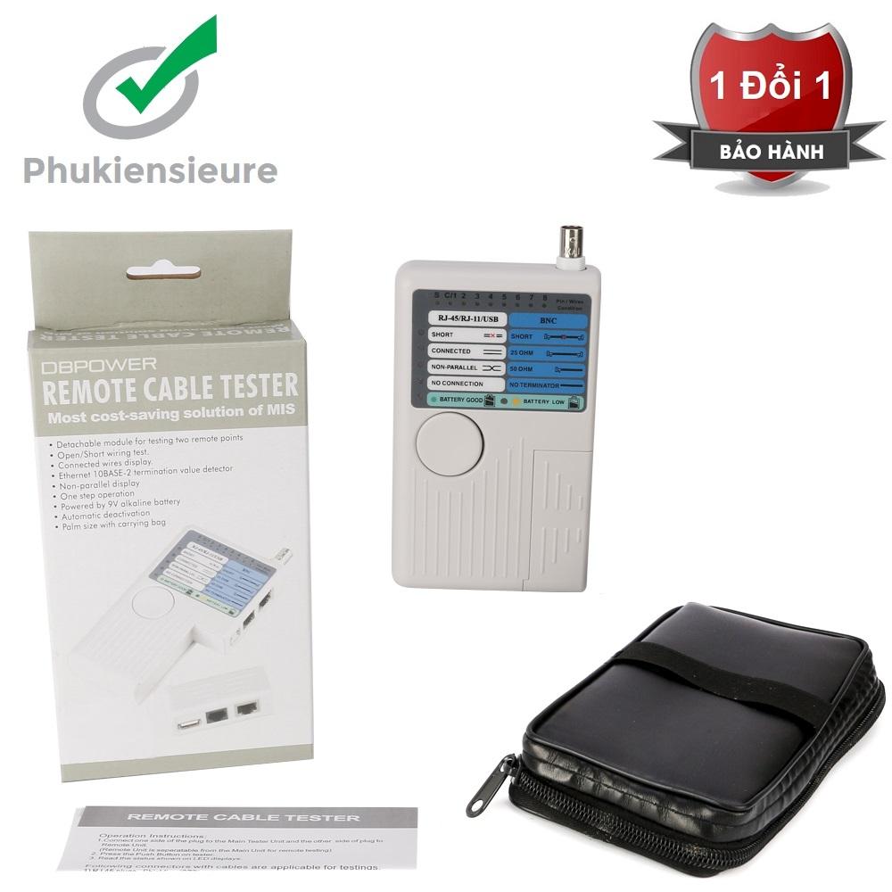 Máy test cáp mạng rj45/rj11/bnc/usb/1394 đa năng noyafa nf-3468 + kèm bao da đựng máy