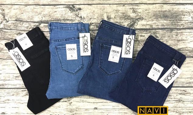 [HCM]Quần jean nữ lưng cao co giãn tốt có túi