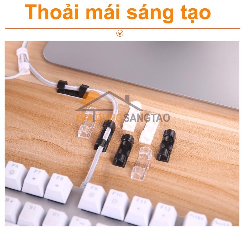Vỉ 16 nút giữ dây điện gọn gàng