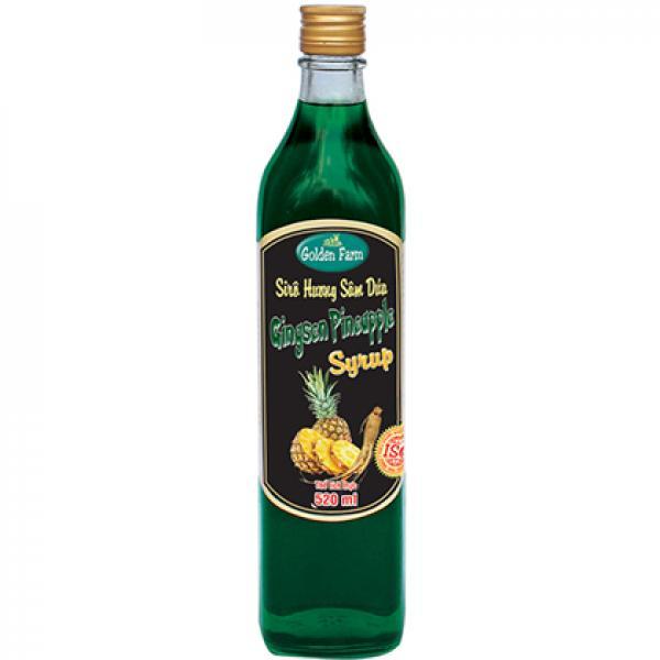 Sirô Golden Farm hương Sâm Dứa (520ml)