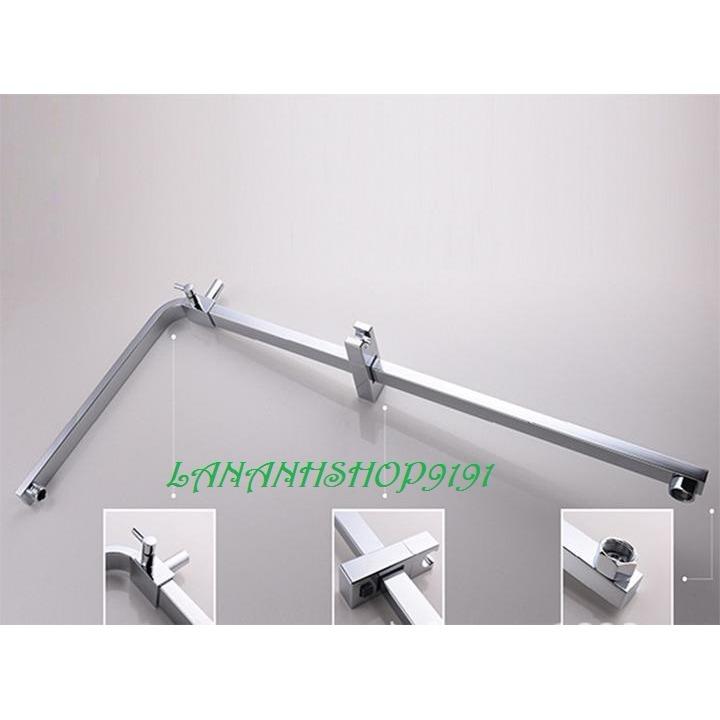 Bộ Sen Cây Vuông ( Nóng Lạnh ) Inox 304 Cao Cấp