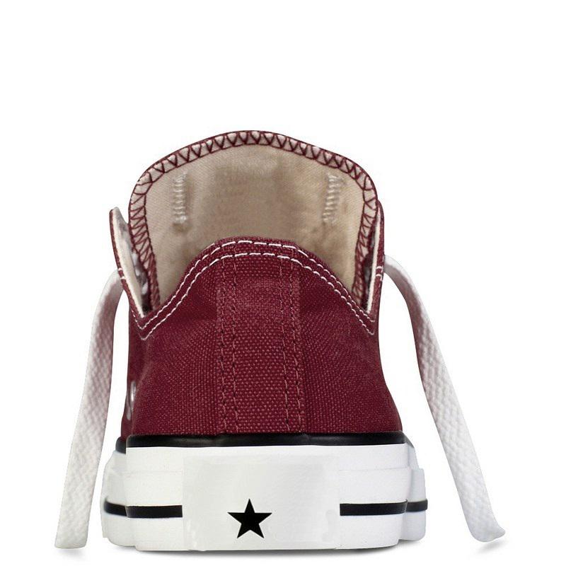 Giày Vải Nữ Sneaker CV Classic Cổ Thấp Đỏ Đô