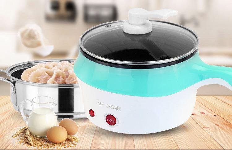 Nồi lẩu Mini đa năng XSY 1.5L nấu mì hấp bánh luộc trứng