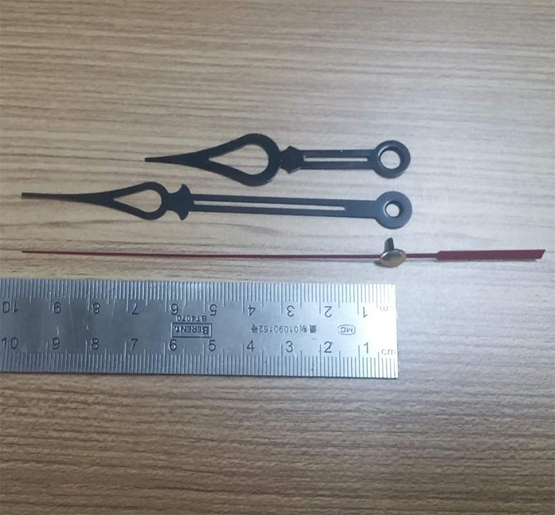 Combo 2 Bộ kim đồng hồ màu đen 10cm