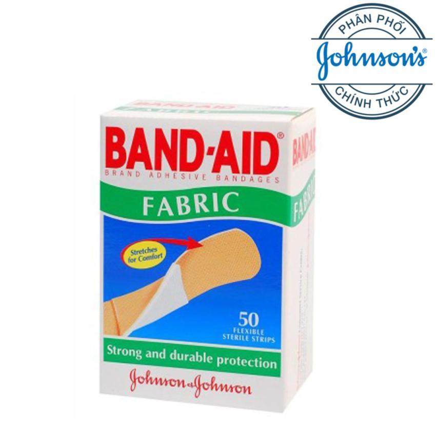Băng dán cá nhân Band-aid fabric 50 băng (Trắng)
