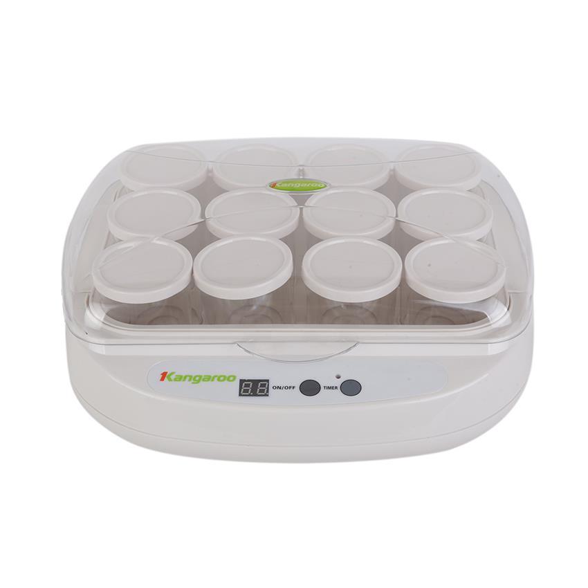 Máy làm sữa chua 12 cốc Kangaroo KG82 (Trắng)