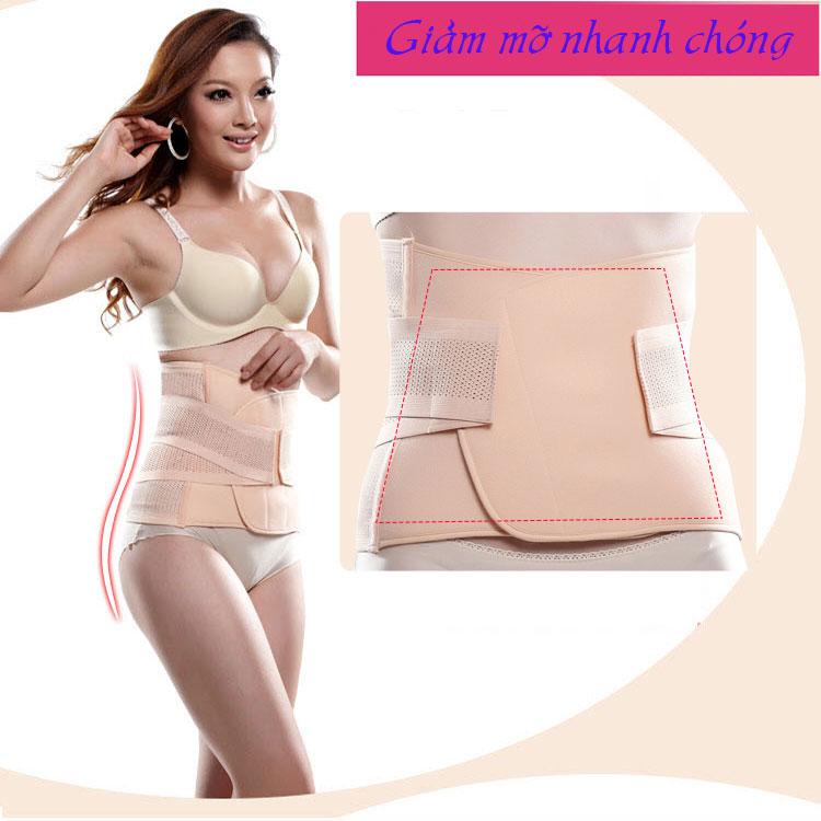 đai nịt bụng giảm mỡ bụng định hình eo