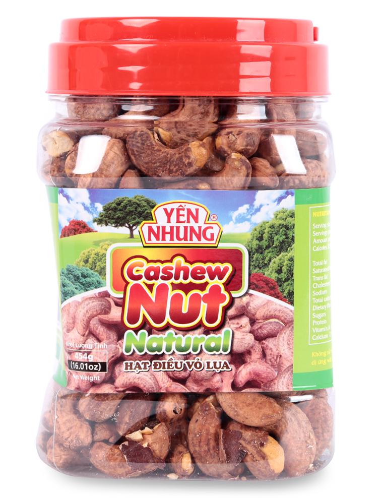 Hạt Điều Vỏ Lụa Yến Nhung Hộp 454G