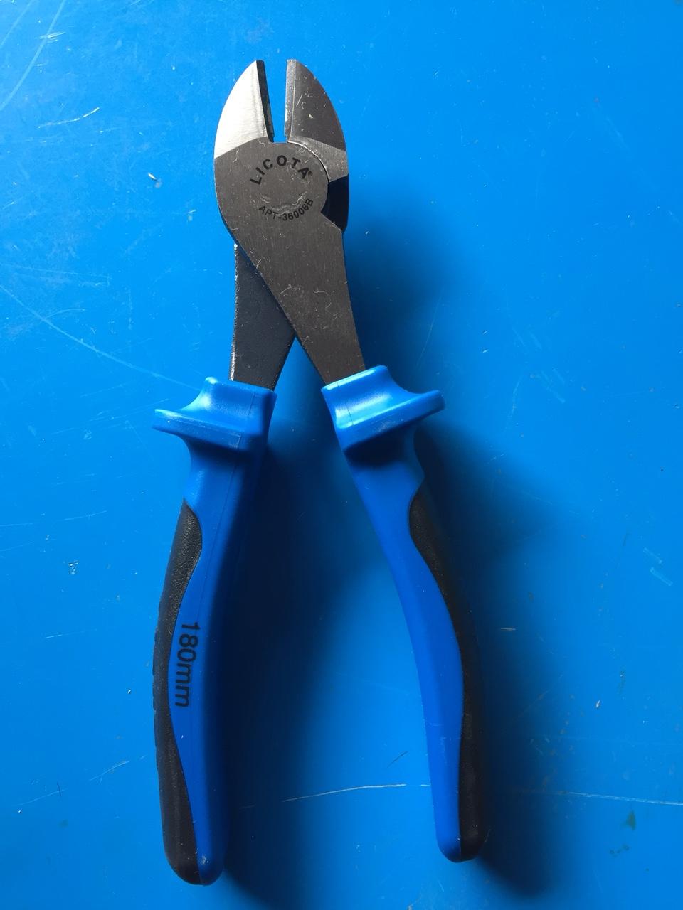 Kìm cắt thép Licota 180mm siêu hạng, kìm cắt cáp, kìm cắt dây điện, kìm cắt sắt