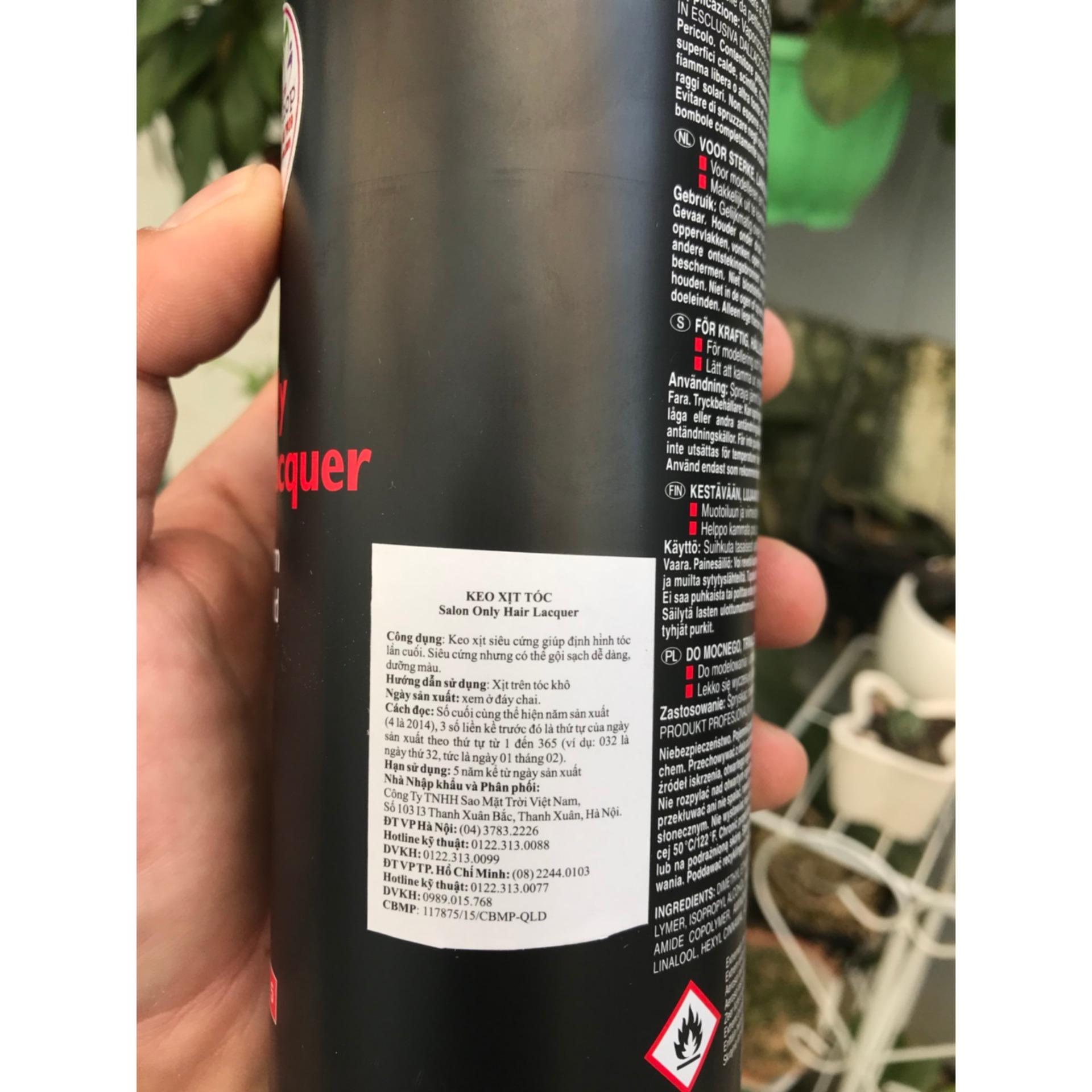 Xịt siêu cứng Goldwell Super Firm Mega Hold 600ml