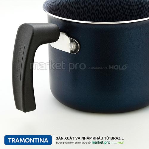 Tramontina - Bộ nồi nhôm 5 món chống dính nhập khẩu cao cấp màu xanh có hoạ tiết