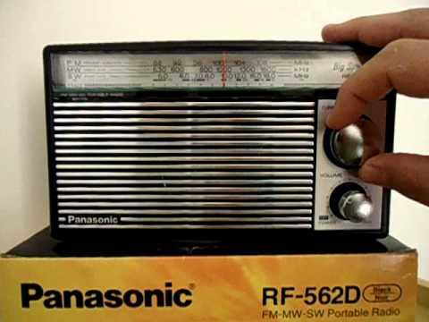 RADIO 2 PIN ĐẠI PANASONIC RF-562 (am/fm/sw) chuẩn hãng