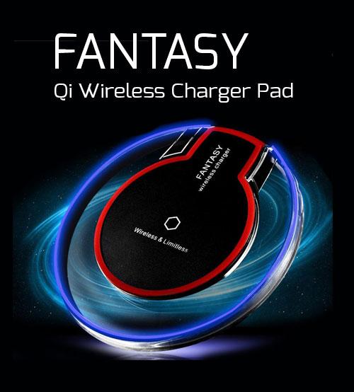 [HCM]Bộ sạc không dây Wireless Charger chuẩn Qi kèm Chip sạc cao cấp cho IPHONE 5/6/7
