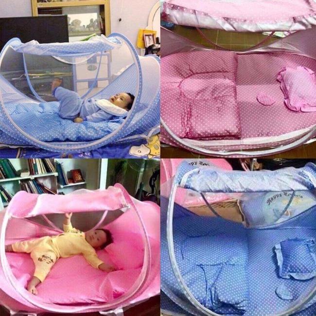 Màn ngủ chống muỗi có phát nhạc cho bé