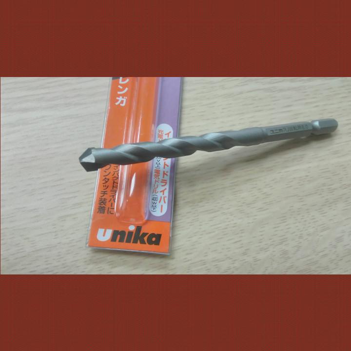 [HCM]Mũi khoan tường Unika RJ 4.5x95 (Đuôi lục giác 6.35mm dùng cho máy pin)