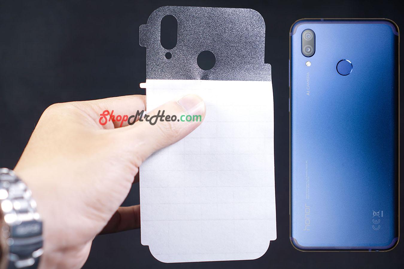 [HCM]Bộ 3 Skin Dán Mặt Lưng Vân 3D Honor Play