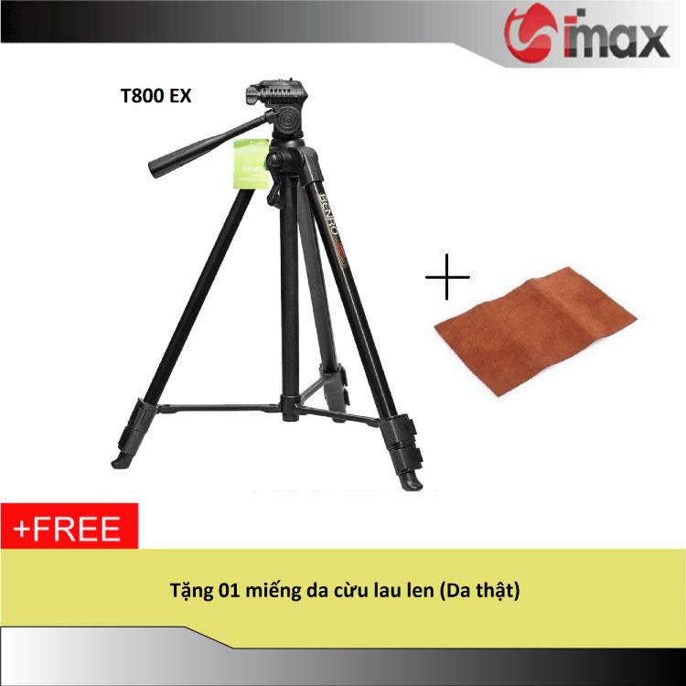 [HCM]Chân máy ảnh Benro T800EX + Da cừu lau len (Da thật)