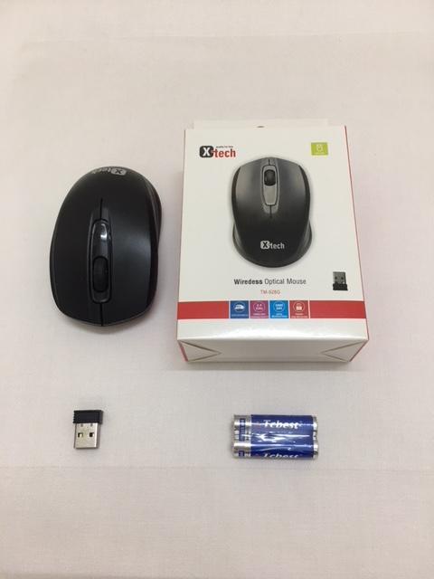 Chuột không dây cao cấp hiệu X-TECH TM-928G (tặng bàn di chuột cao su tự nhiên)