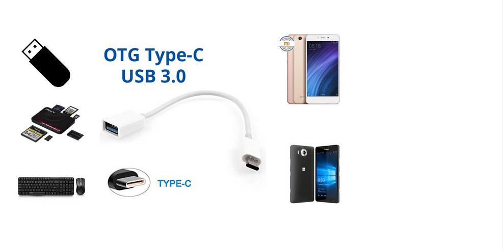 Dây cáp OTG USB type C sang USB 3.0