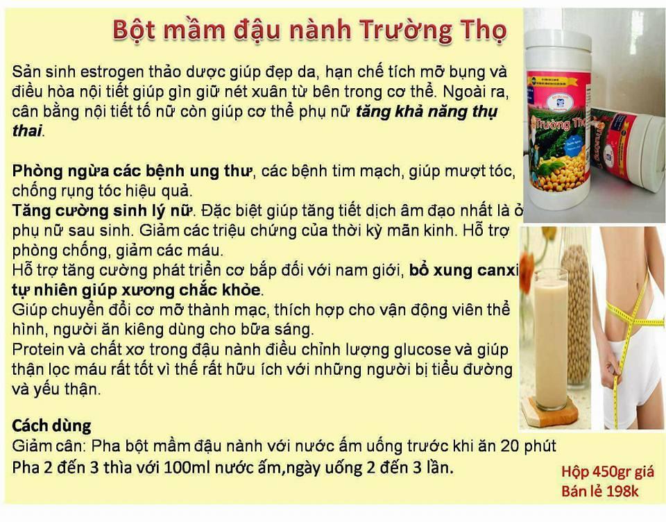 Bột mầm đậu nành Trường Thọ