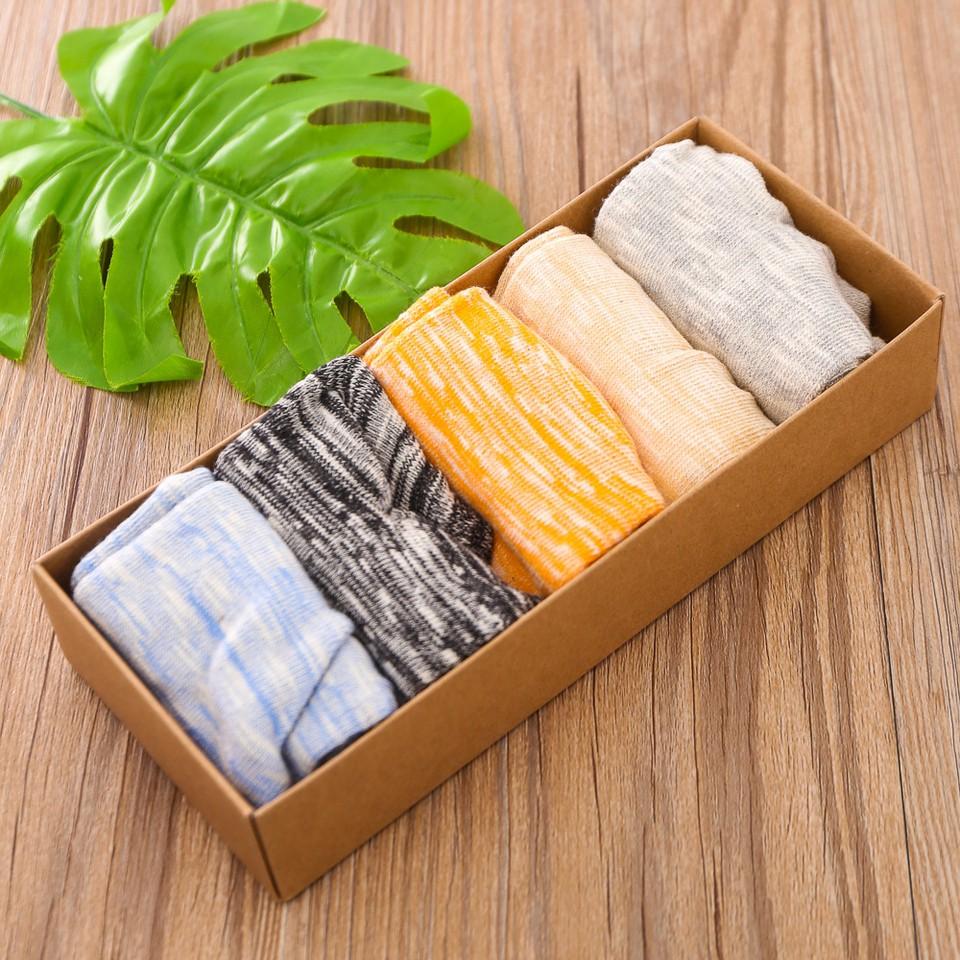 Set 5 đôi tất cổ ngắn Muji cho Nam