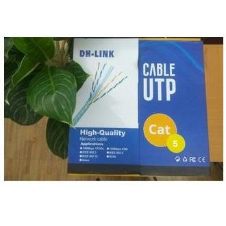 Cuộn dây cáp mạng DH-link Cat6e UTP 305m màu xanh