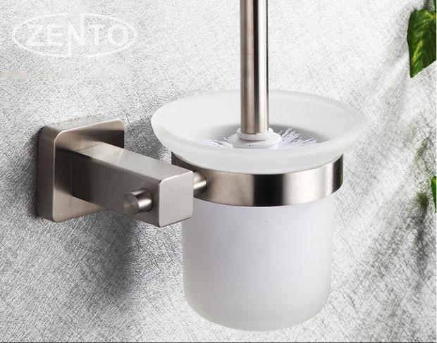 Bộ chổi cọ & kệ đỡ toilet inox304 Zento HC1271