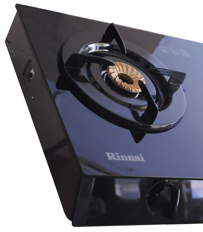 [HCM]Bếp ga đôi Rinnai RV-6Double Glass(B) (Đen)