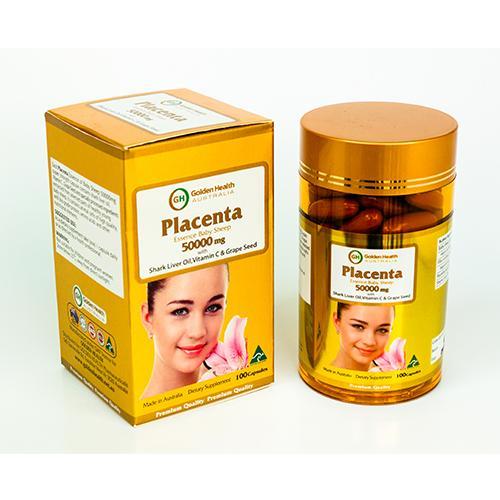 Nhau Thai Cừu GOLDEN HEALTH (50000mg X 100 Viên)