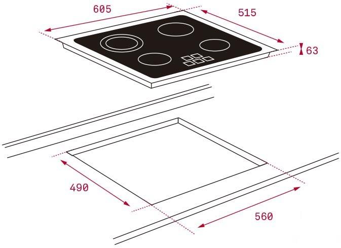 [Trả góp 0%]Bếp điện Teka TR 6420