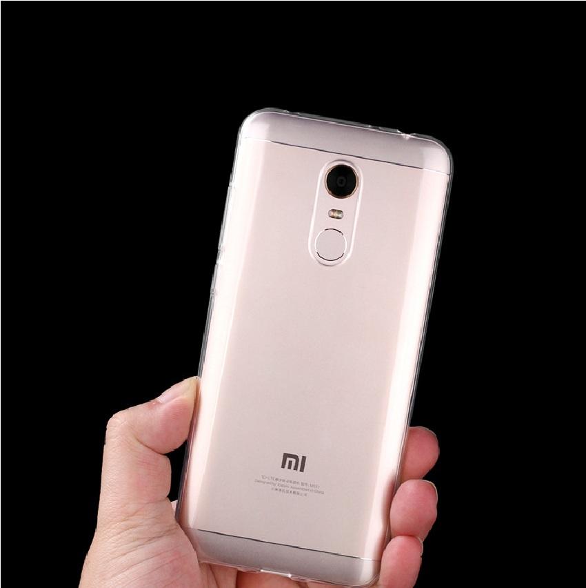 Ốp Silicon cho Xiaomi Redmi 5 Plus cao cấp (Trong suốt)
