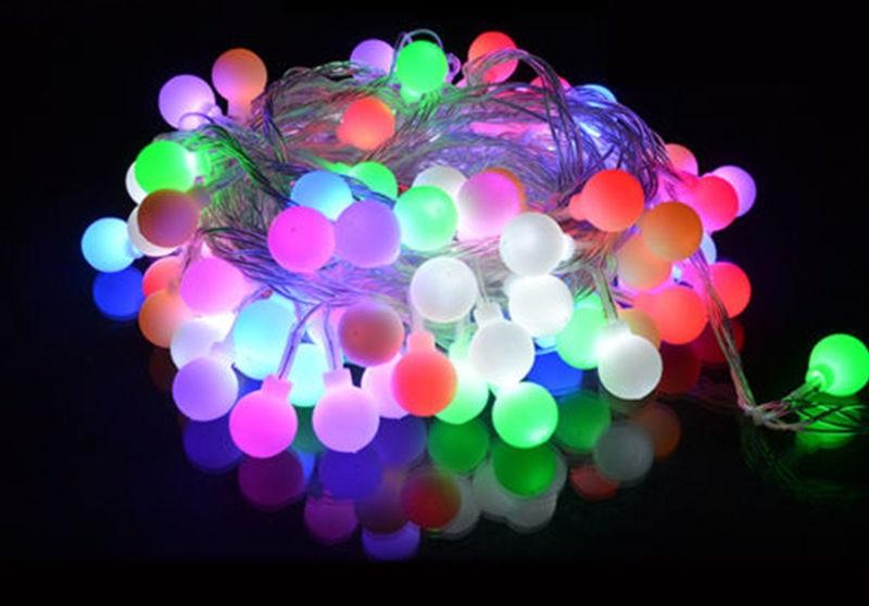 Dây Đèn Chớp LED Bi Nhiều Màu 2.8m 20 bóng TOYASHI