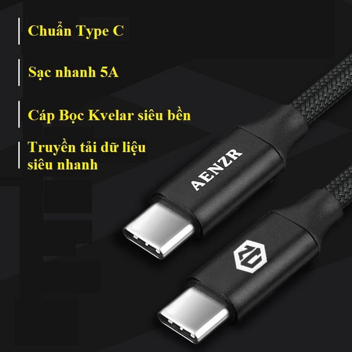 Cáp type C Aenzr cao cấp