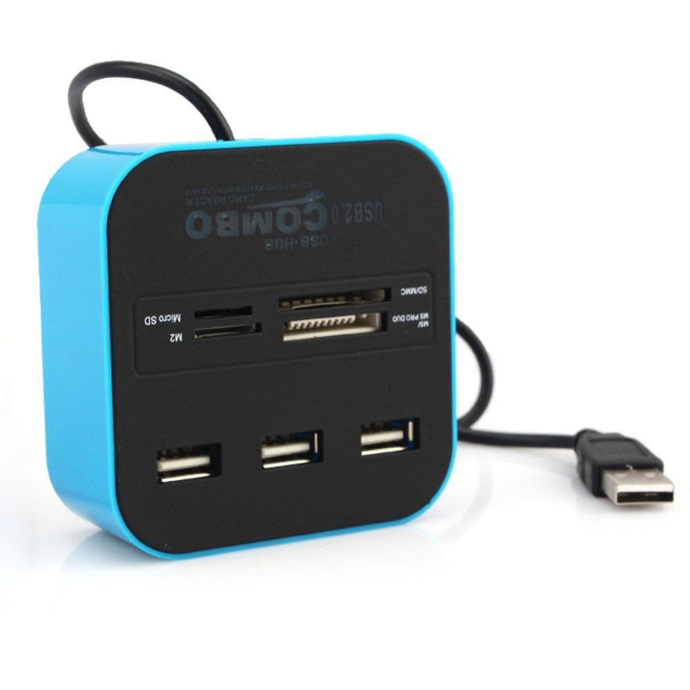 Đầu đọc thẻ đa năng và hub USB