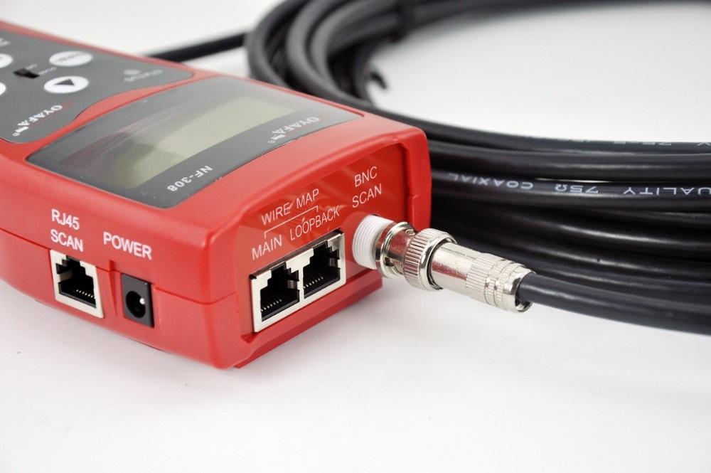 Máy test cáp mạng đa năng Noyafa NF-308 (Đỏ)