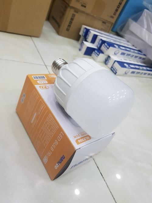  BÓNG ĐÈN BÚP NLB306 30W ÁNH SÁNG TRẮNG [ 1 THÙNG 12 CÁI ]