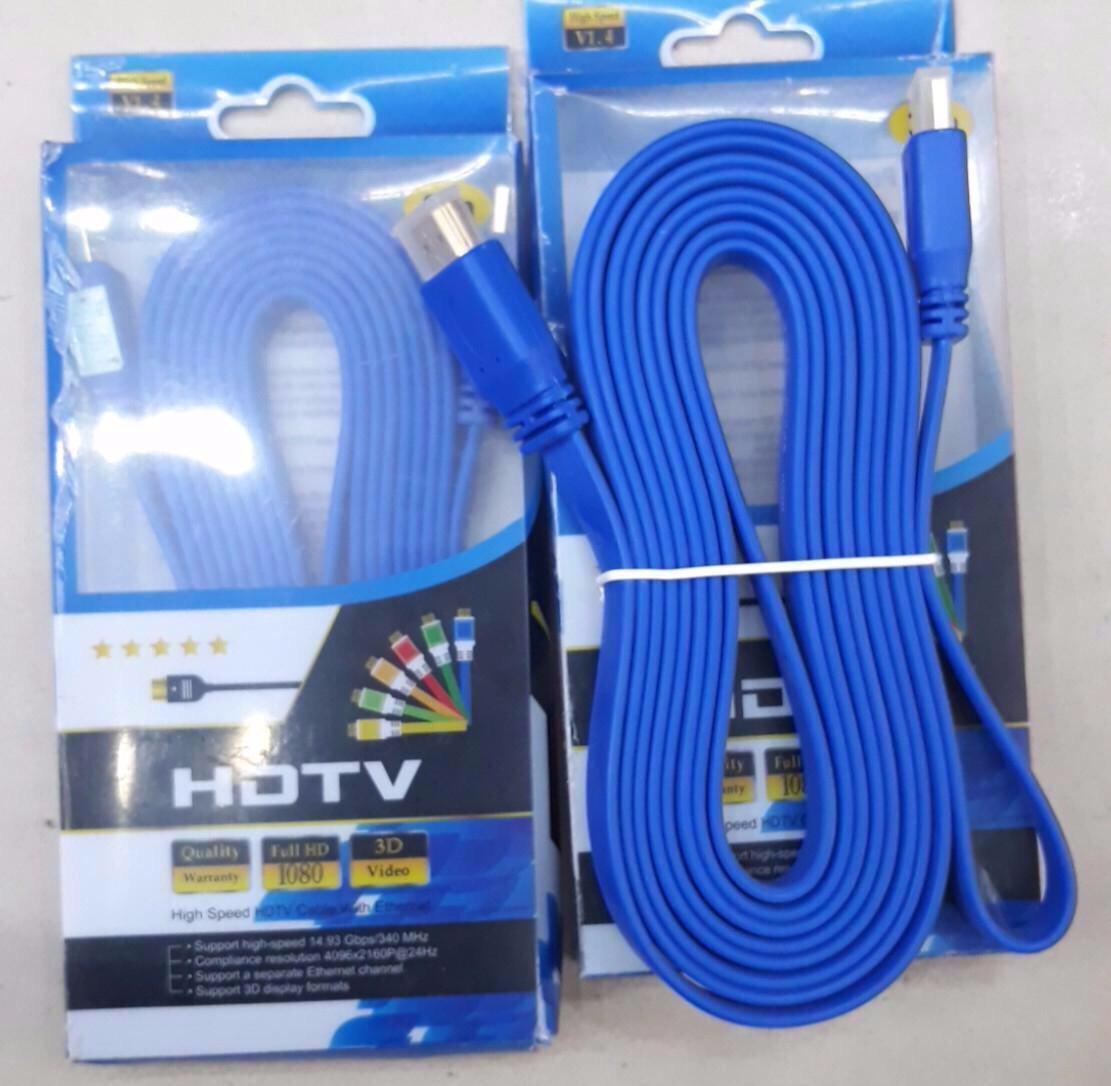 Dây cáp hdmi dẹp chuẩn 1080p 3d 4k 3m