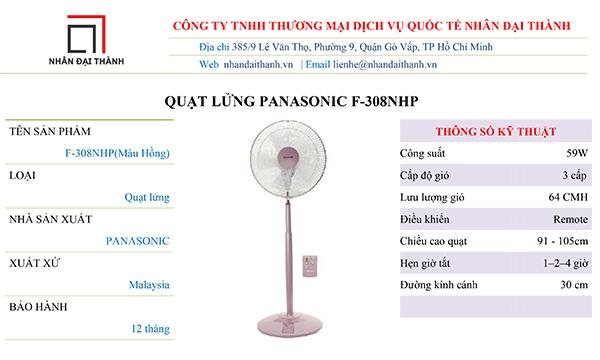 [HCM]Quạt lửng Panasonic F-308NHP