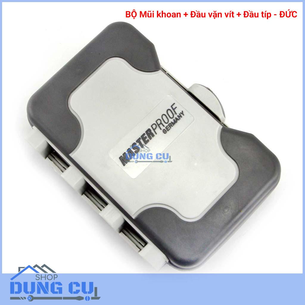 Bộ 20 món mũi khoan mũi bắt vít đầu típ ĐỨC