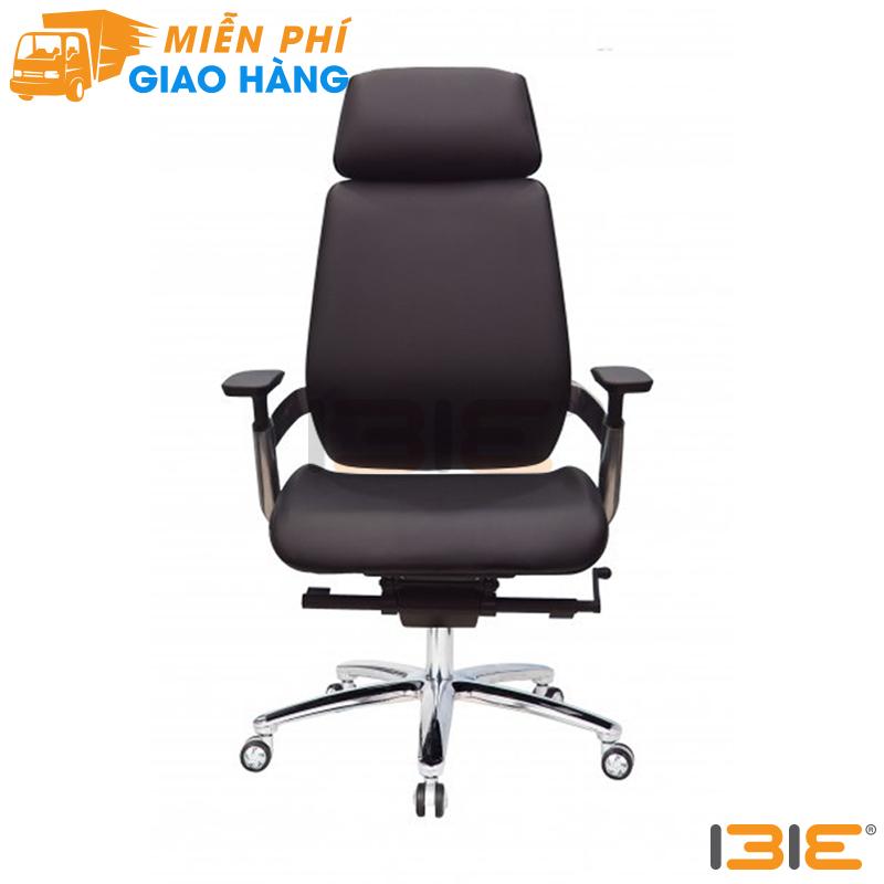 Ghế da Trưởng phòng IB815 mâm 3 cần chân nhôm cao cấp