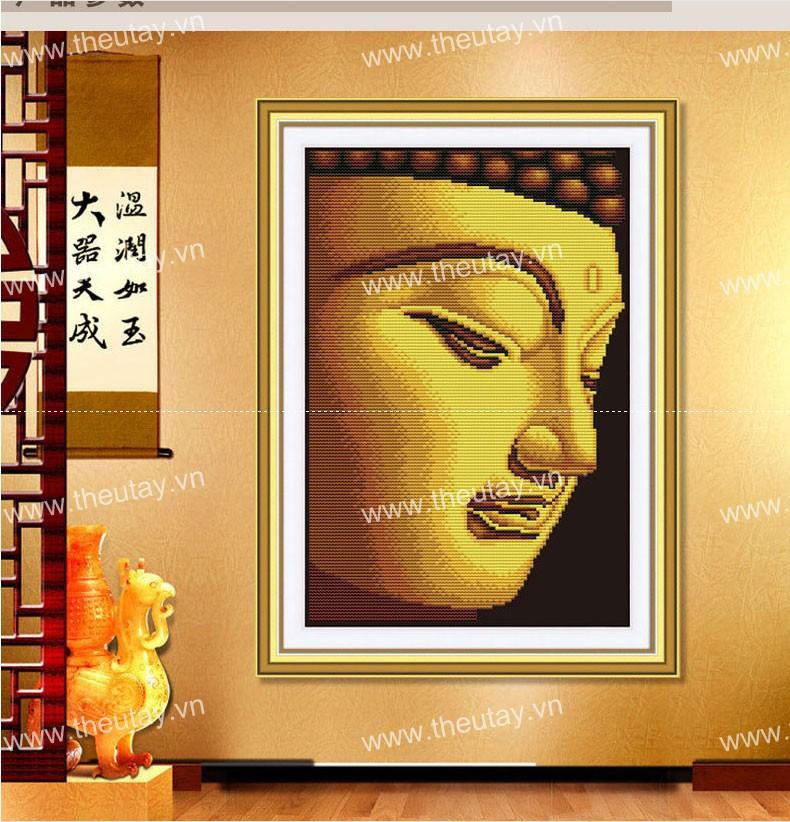 Tranh đính đá abc 3d mặt phật df2734 kt:36x50cm