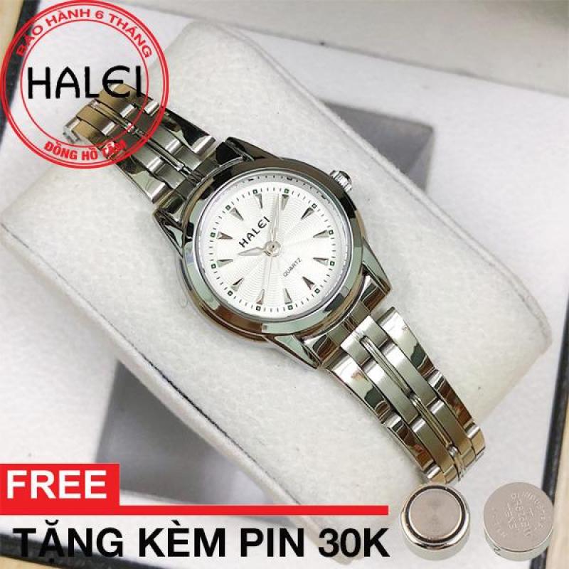 Đồng hồ nữ dây thép không gỉ Halei 348 (SW) (Bạc)