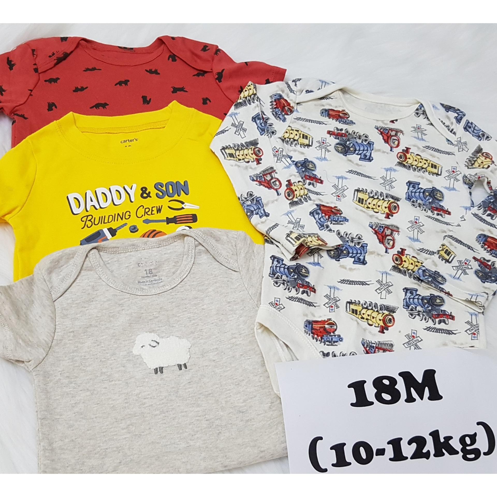 Set 5 áo liền quần bé trai