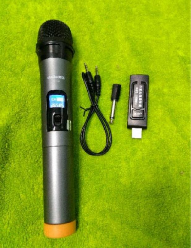 [HCM]Micro Không dây Daile V12 cho Loa Bluetooth Karaoke - Loa Kéo Mini
