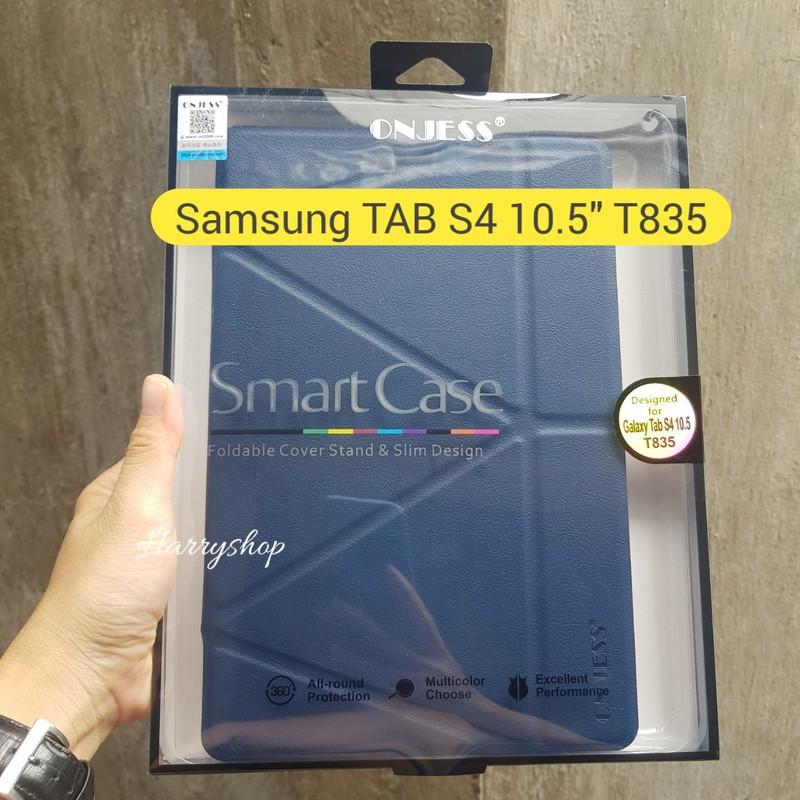 Bao da cho Samsung Tab S4 10.5 T835 (Hãng ONJESS lưng silicon)