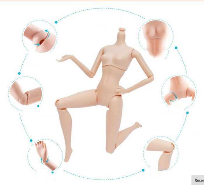 Hình ảnh Búp Bê Tiểu Thư Tím T01 + Tặng Kèm Phụ Kiện 08 Món + 3 Váy Ngắn