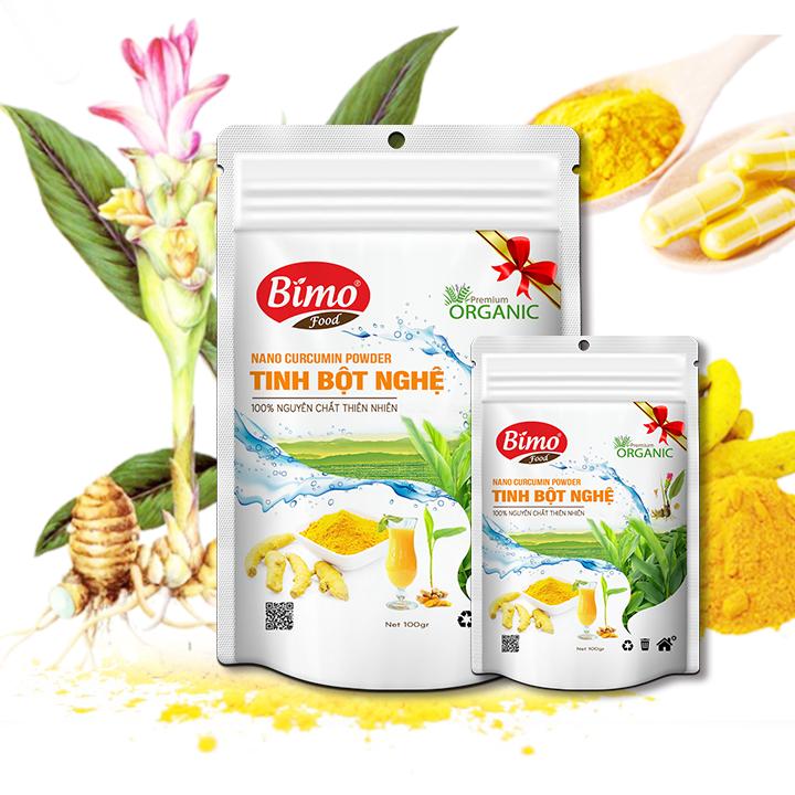 [HCM]Tinh Bột Nghệ Nano 100gr/gói