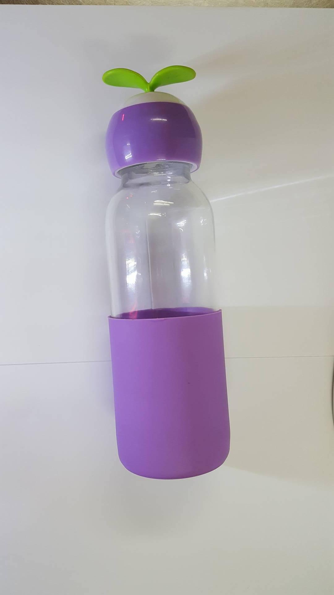 Bình Nước Thủy Tinh Nắp Hình Táo