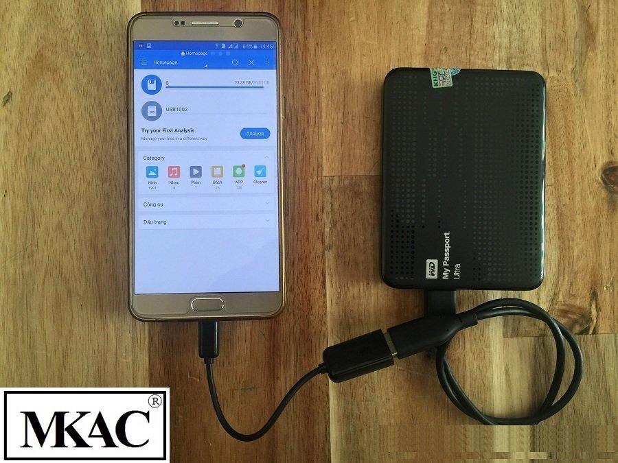 Bộ 2 sợi dây cáp OTG đầu dẹt (Đen - Xanh - Hồng - Trắng - Giao màu ngẫu nhiên)