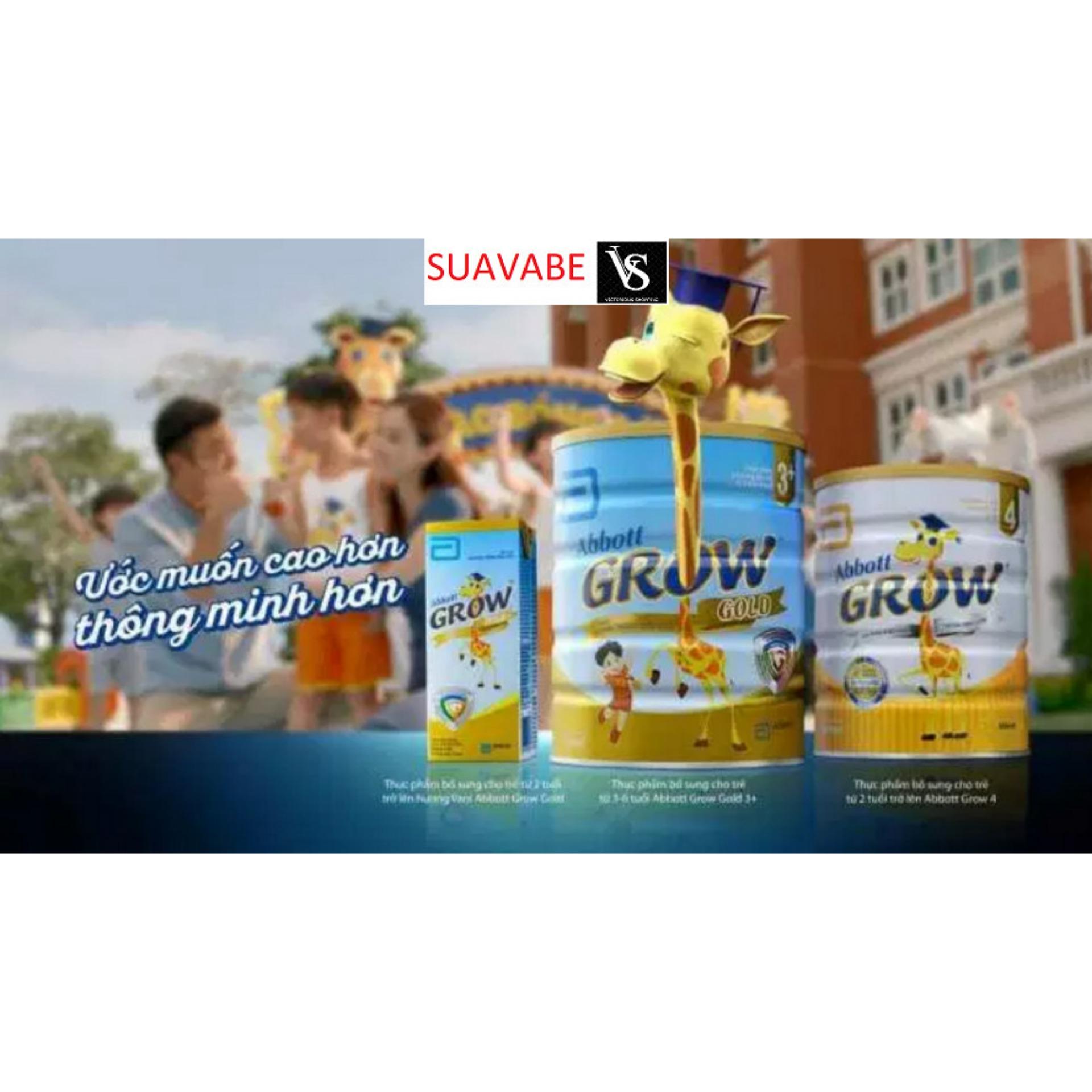 Sữa bột Abbott Grow 2+ (Grow 4 cũ) G-Power Hương Vani 1.6kg (Không kèm quà)
